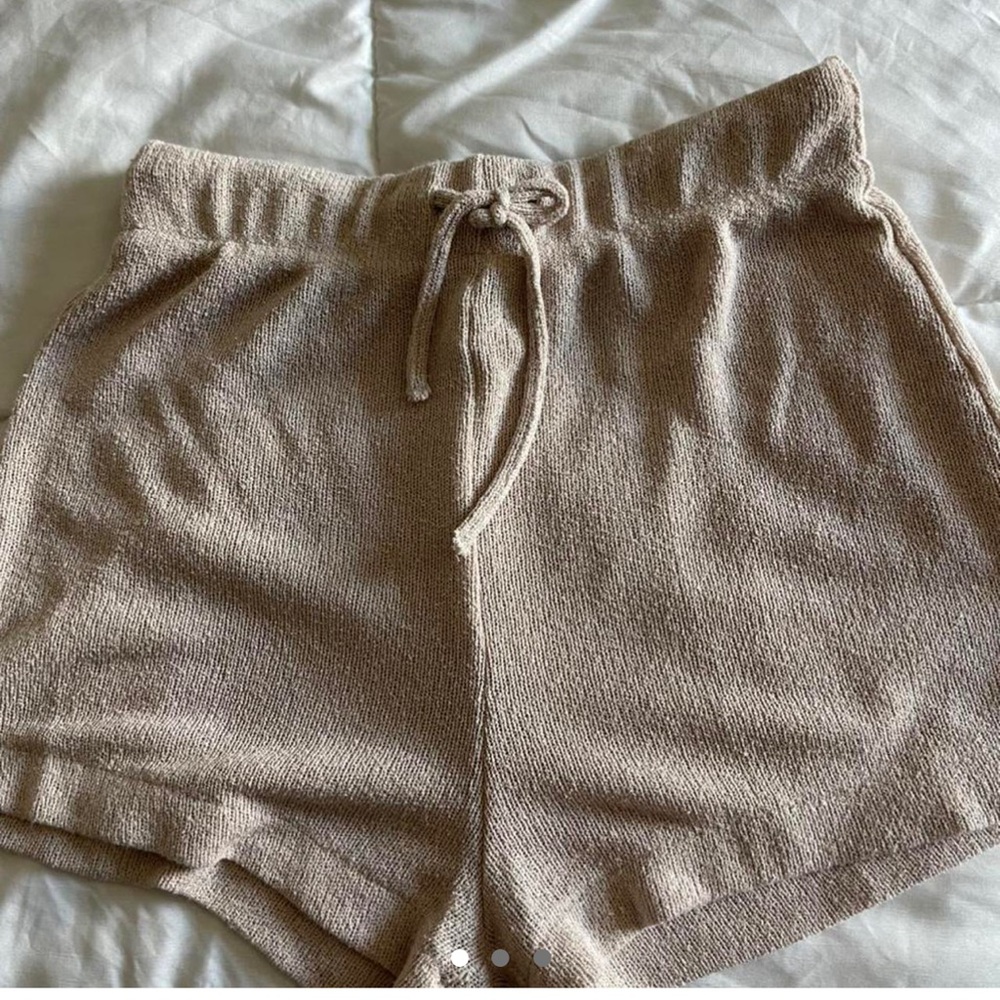 Brown beach shorts